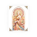 Art Nouveau Goddess Poster — Vintage Floral Satin/Matte Print