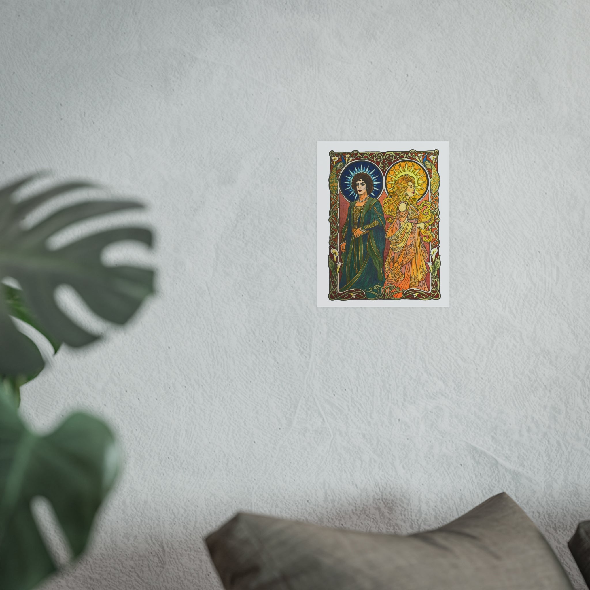 Art Nouveau Sun and Moon Saints — Satin or Archival Matte Print