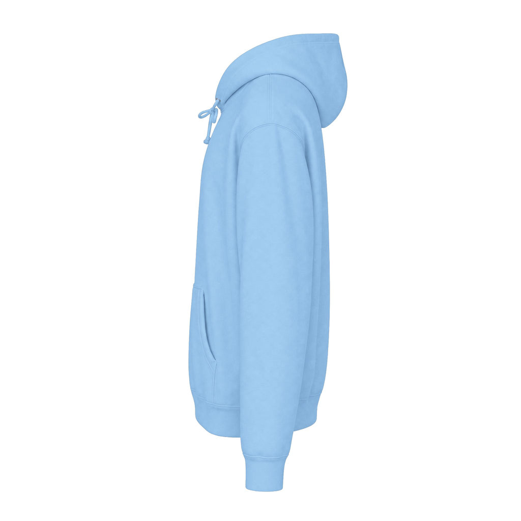Art Nouveau Goddess Hoodie — Floral Vintage-Inspired Back Print