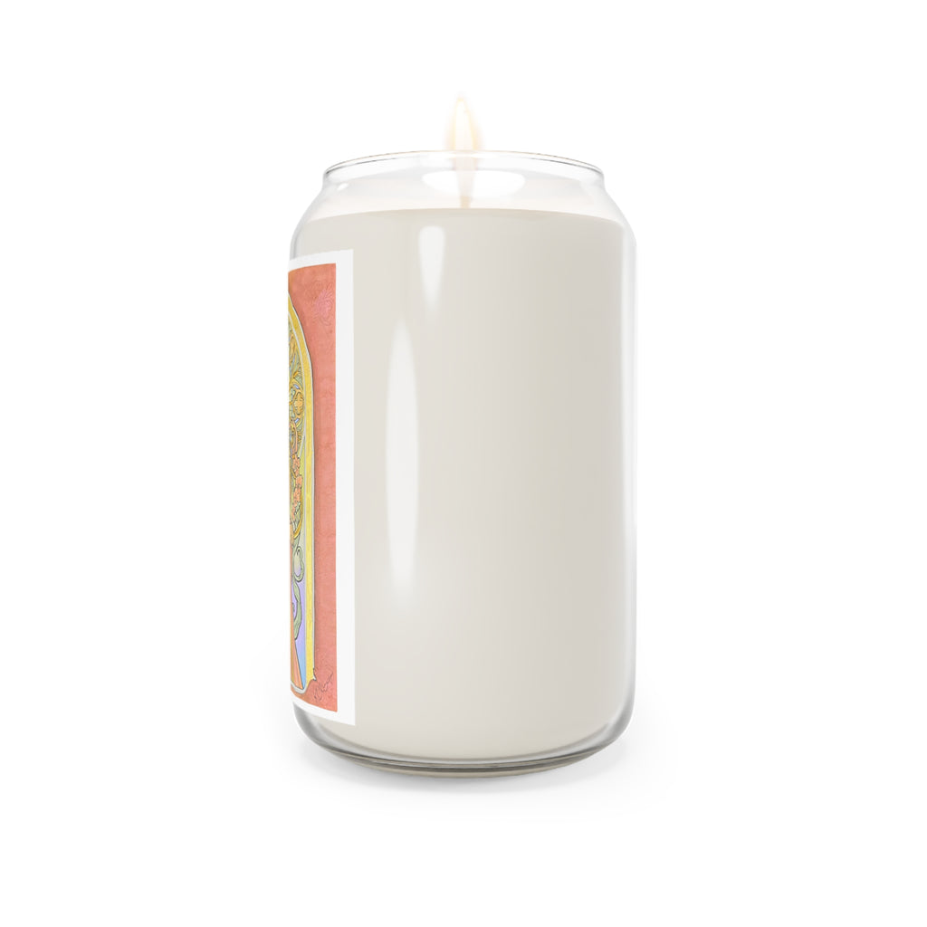 Soy Candle — Art Nouveau Goddess Scented Candle, 13.75 oz