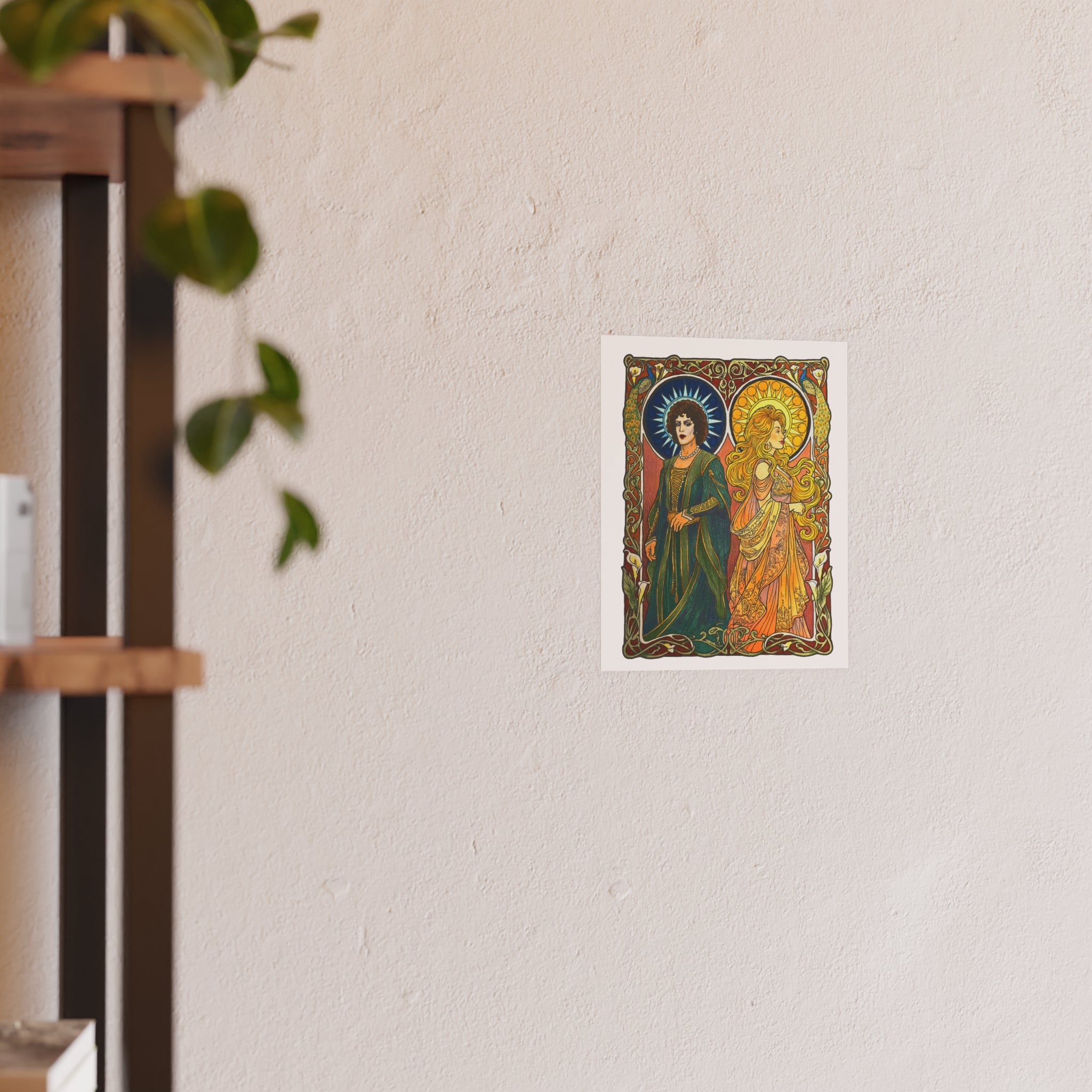 Art Nouveau Sun and Moon Saints — Satin or Archival Matte Print