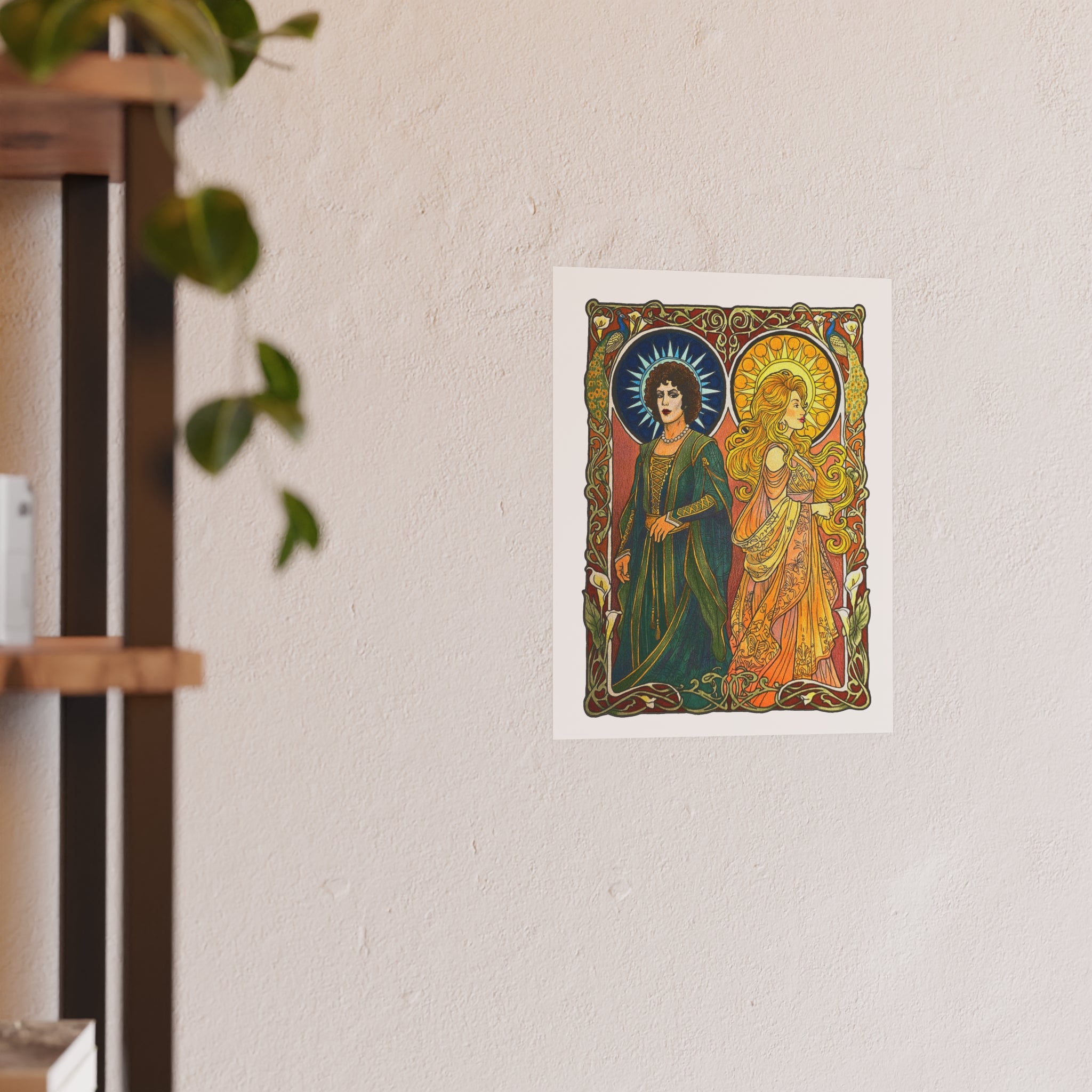 Art Nouveau Sun and Moon Saints — Satin or Archival Matte Print